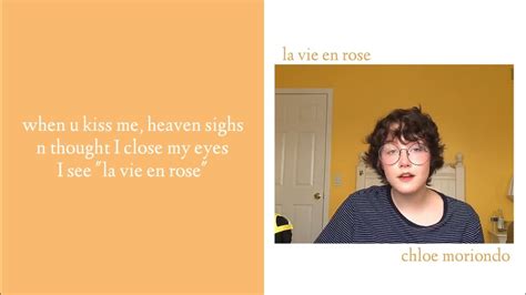 chloe moriondo la vie en rose|la vie en rose chordify.